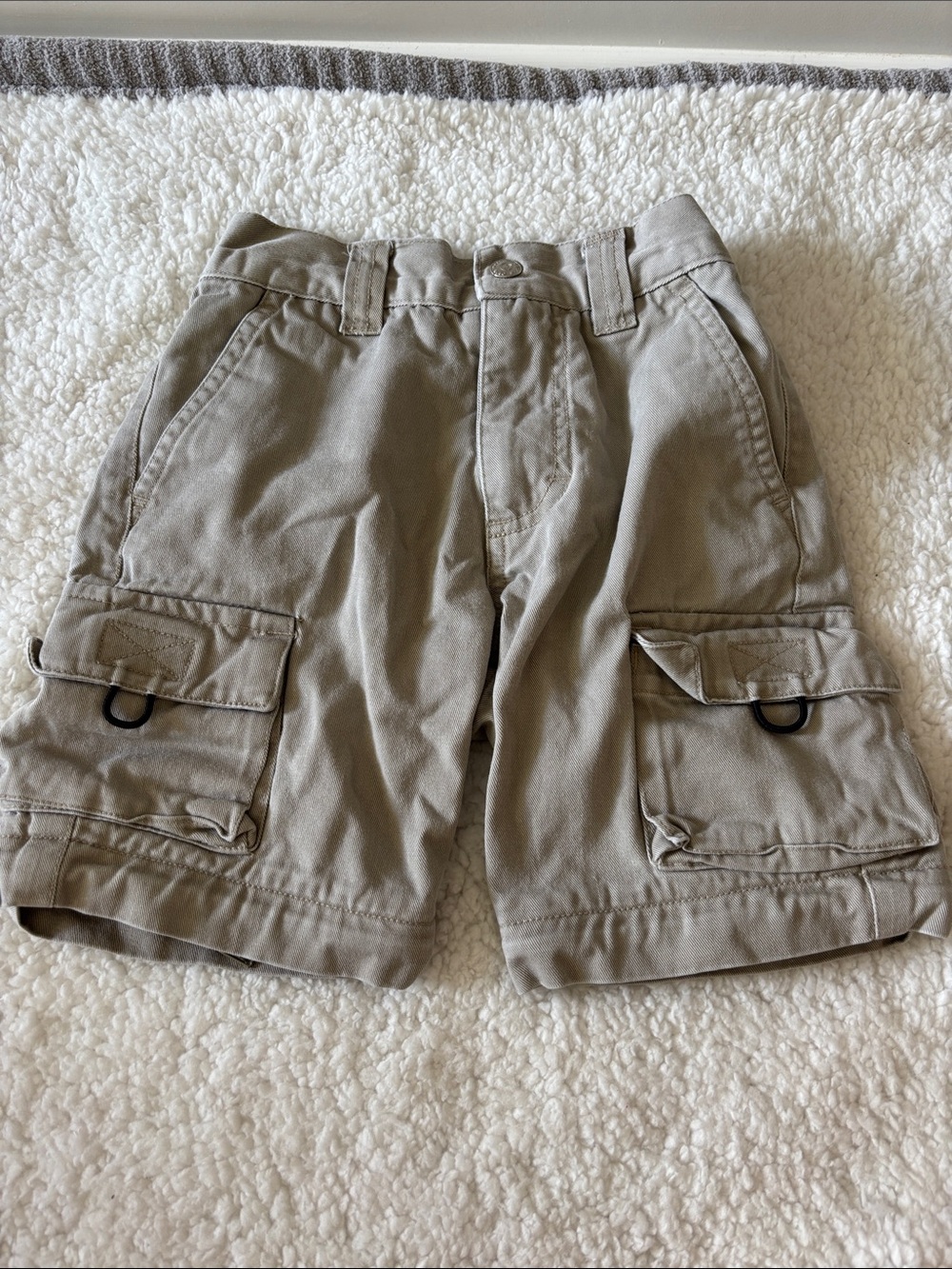 Boys Cargo Shorts in Khaki